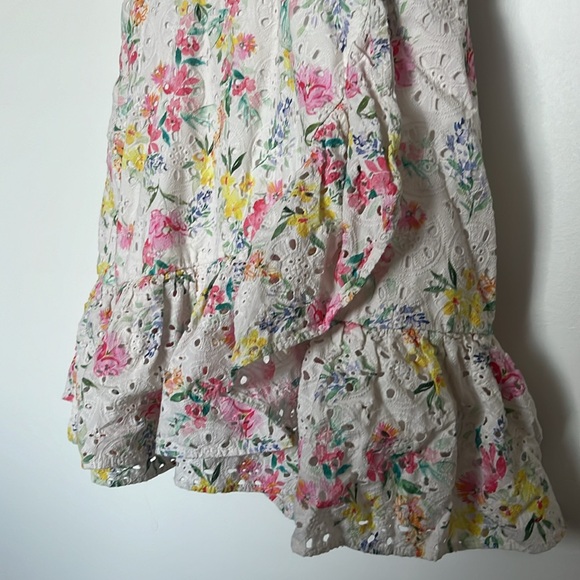 Yumi Kim Revolve Floral Ruffle Dress, worn - Picture 5 of 6
